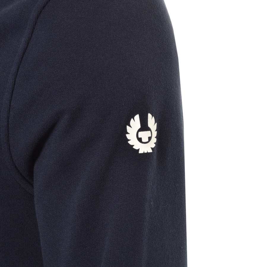 Belstaff Logo Pullover Hoodie Navy | Mainline Menswear